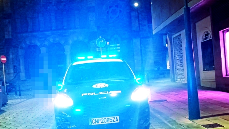 La Policía Nacional en Torrelavega.