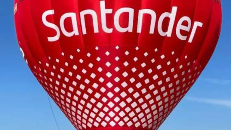 Publicidad del Banco Santander.
