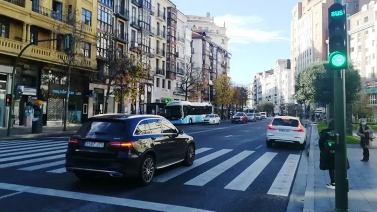 Calle céntrica de Santander. R.A.