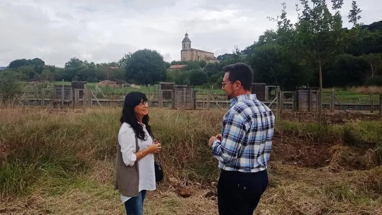 Zona de los huertos en Colindres.