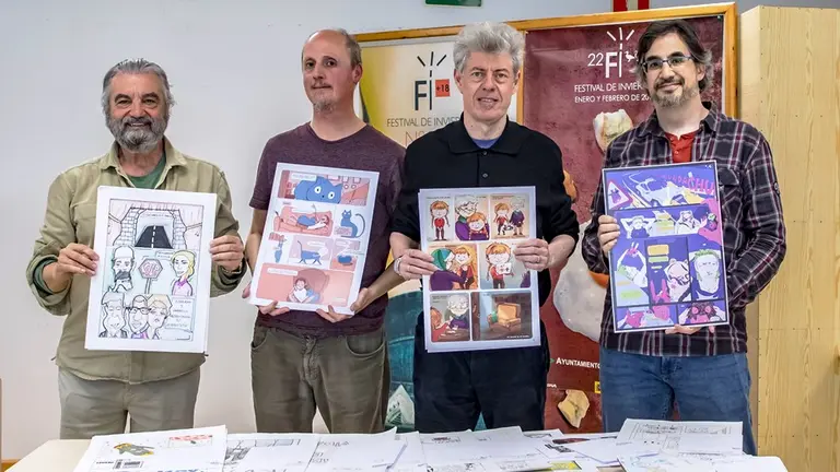 Jurado del Concurso de C&oacute;mic en Torrelavega.