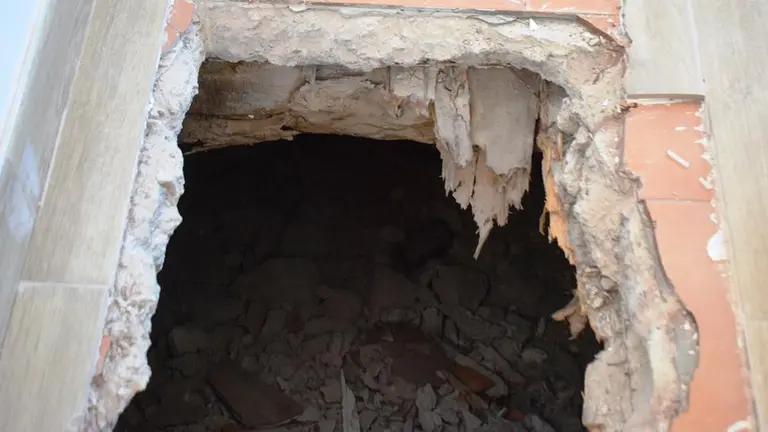 Suelo del consultorio de Boo.