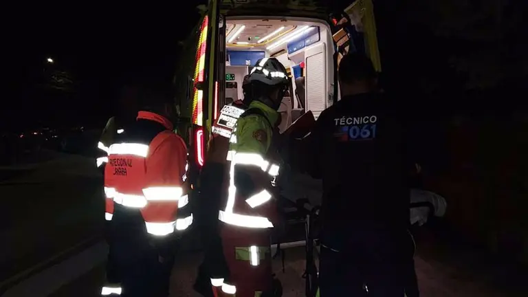 Un momento de la atenci&oacute;n al hombre desaparecido.