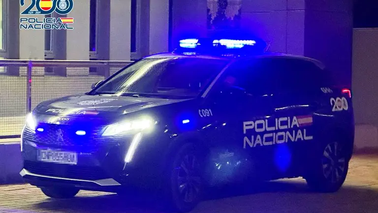 Polic&iacute;a Nacional en Santander.