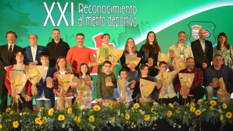 Premiados en la Gala Deportiva.