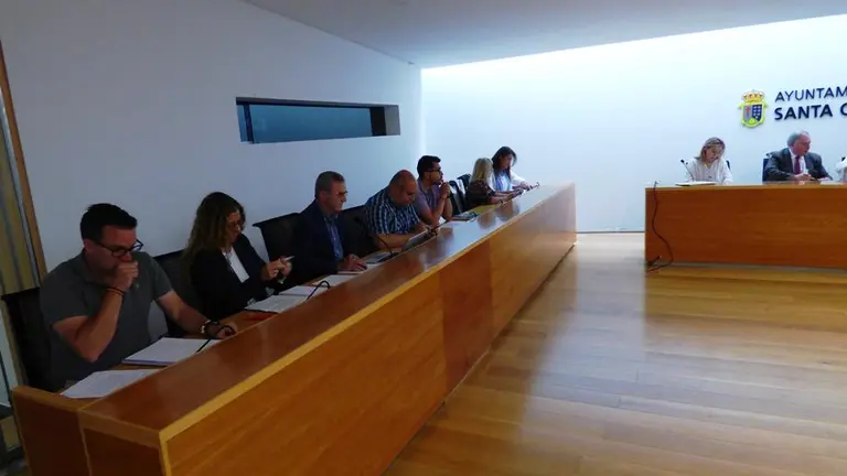 Concejales del PSOE en Santa Cruz de Bezana. R.A.