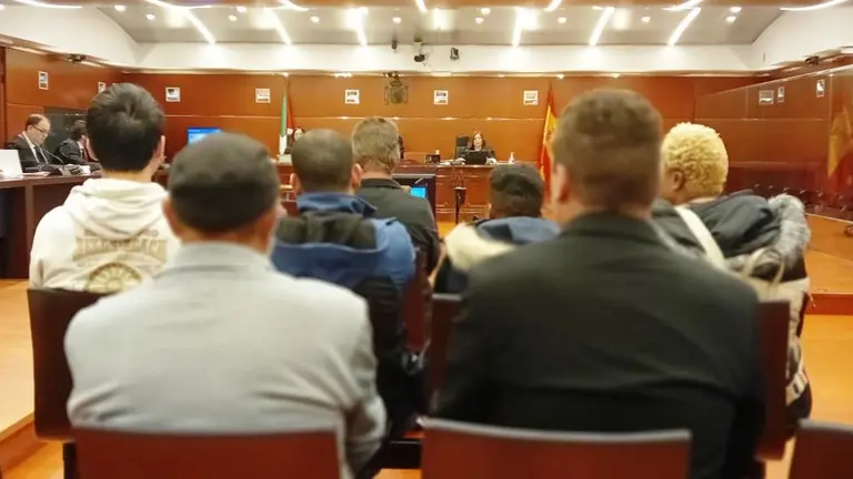 Un momento del juicio.