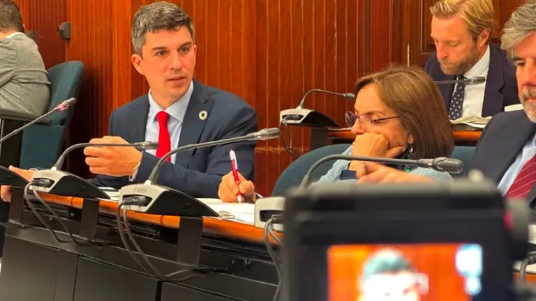 Representantes del PSOE en el Pleno.