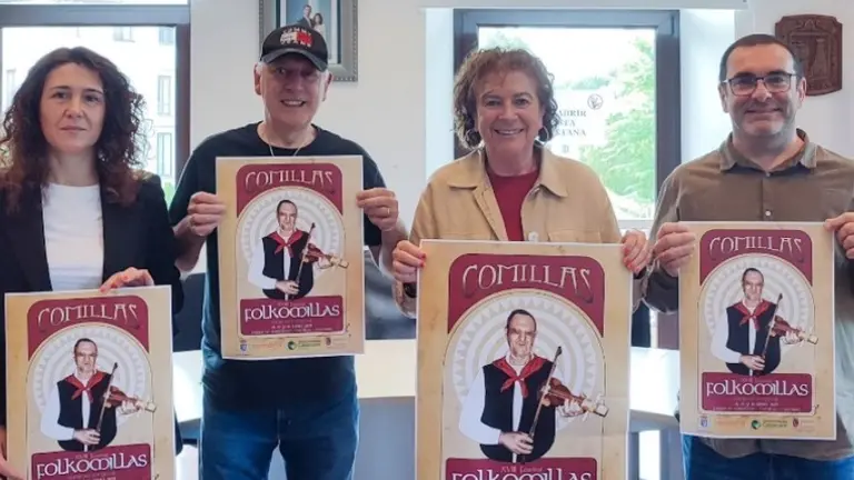 Presentaci&oacute;n del Festival de Folk en Comillas