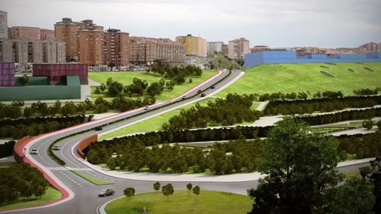 Zona del suceso en Santander.