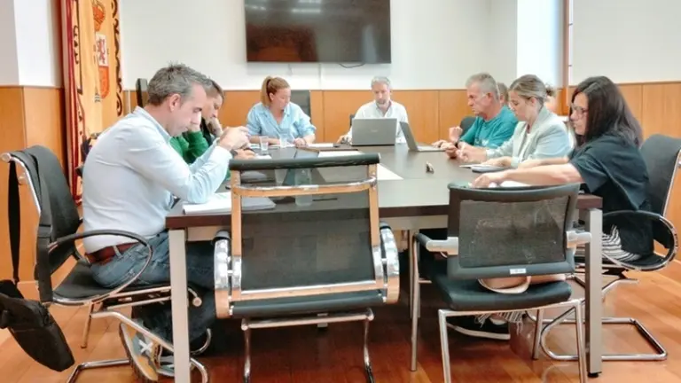 Pleno de hoy en Ampuero. R.A.