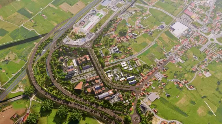 Superficie del Parque Científico y Tecnológico de Cantabria.