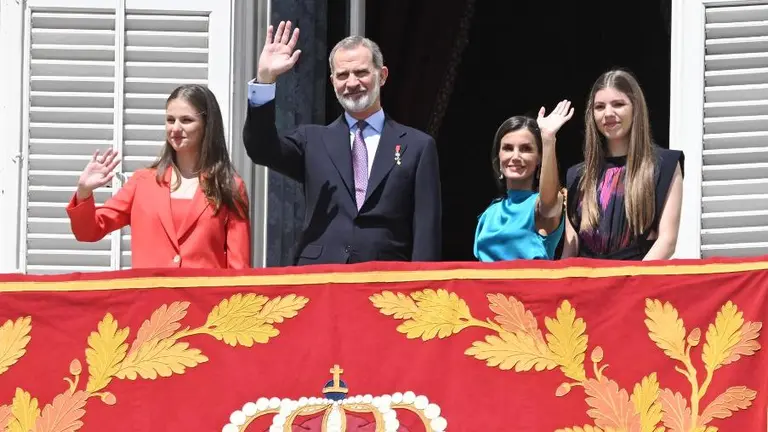 Sus Majestades los Reyes de España.