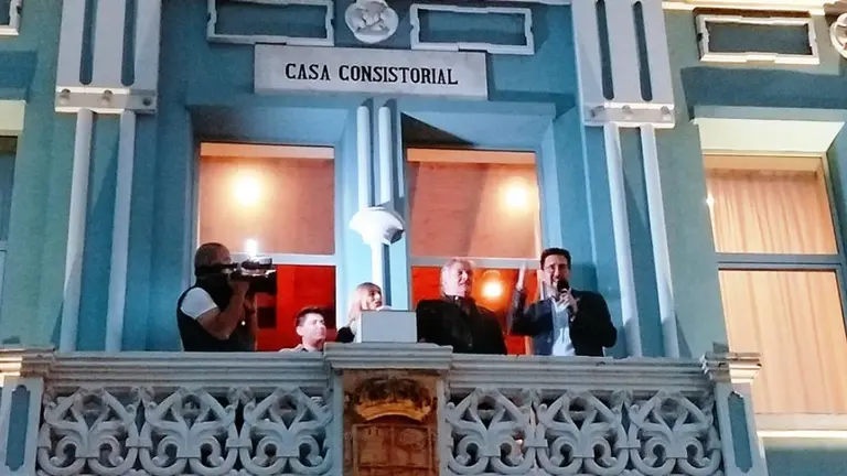 lanzamiento del chupizano en Colindres. R.A.