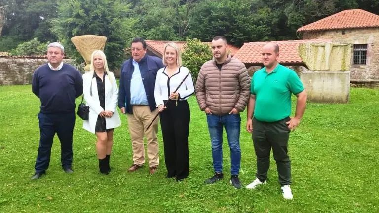 Agustín García, Mariluz Muñoz, Rafael Oceja, Sara Izquierdo, David Fernández y Miguel Ángel Trueba