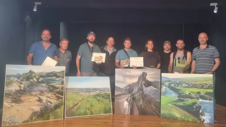 Entrega de los premios del Concurso de Pintura.