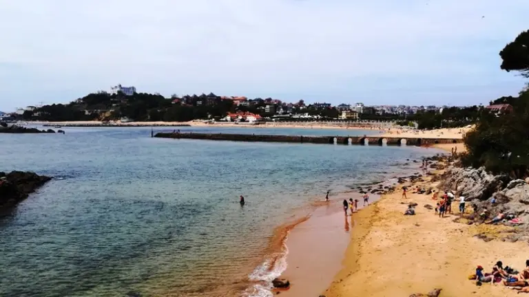 Playa en la zona de la Magdalena.