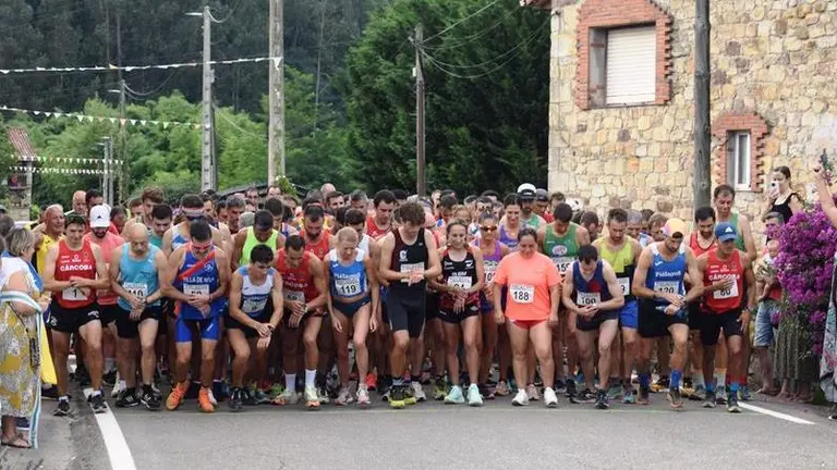 Salida de la prueba Monte Salcedo.