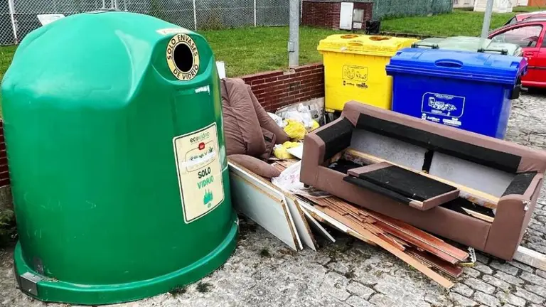 Acumulación de basura.