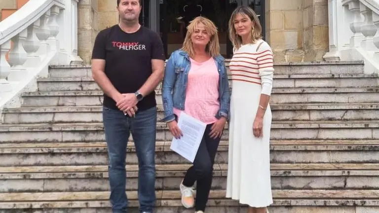 Los portavoces de los tres Grupos Políticos de Piélagos.