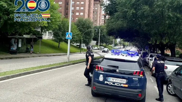 La Polic&iacute;a Nacional intervino en Santander.