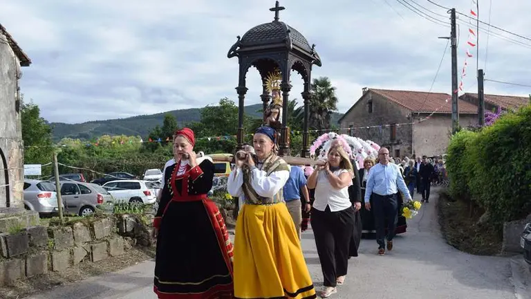 Un momento de la procesi&oacute;n de la Virgen de Valencia.