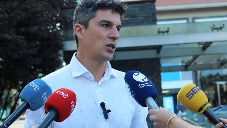 El portavoz del PSOE de Santander, Daniel Fern&aacute;ndez .