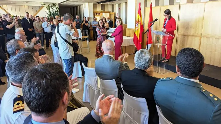 Acto de La Merced en Santoña.