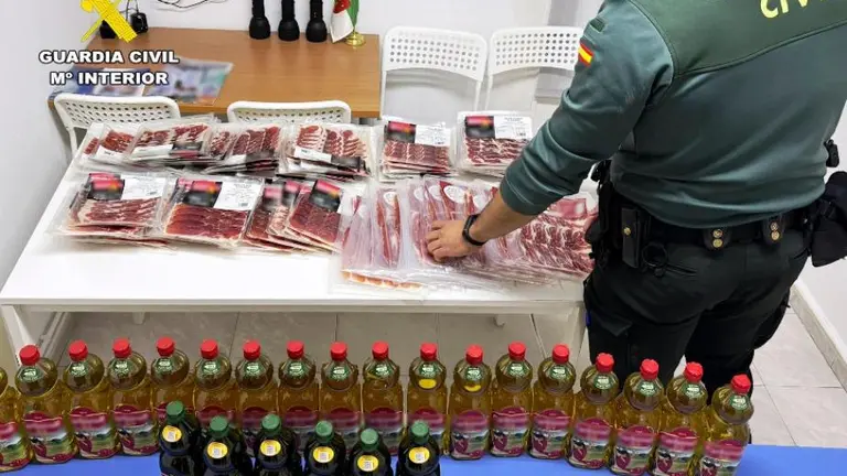 Productos hurtados en los supermercados.