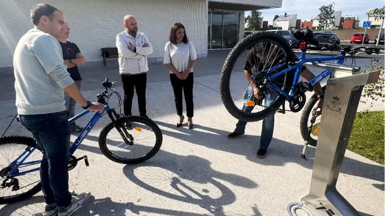 Servicio de reparación de bicicletas.