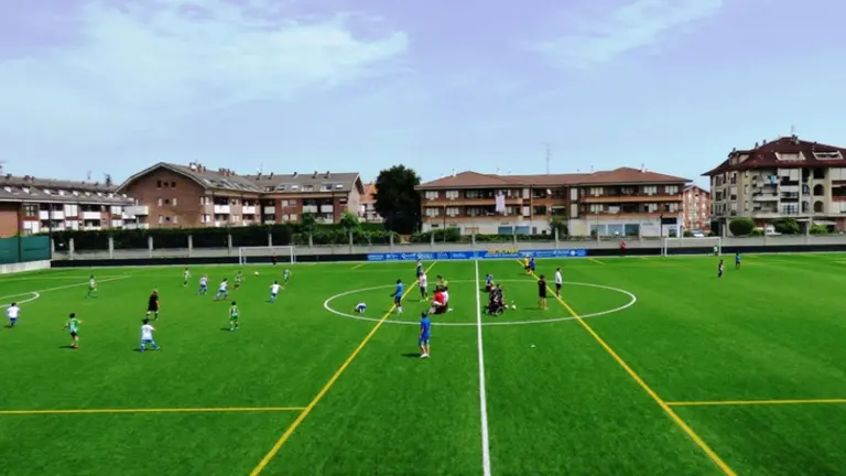 Campo de fútbol de Santa María, en Gama. R.A.