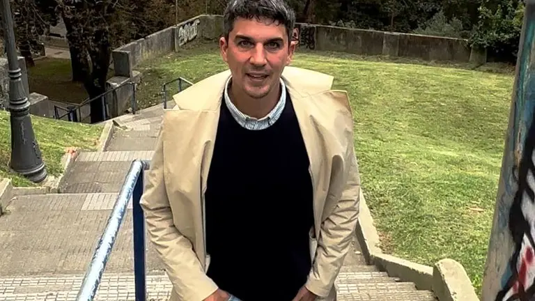 Daniel Fernández en la zona.