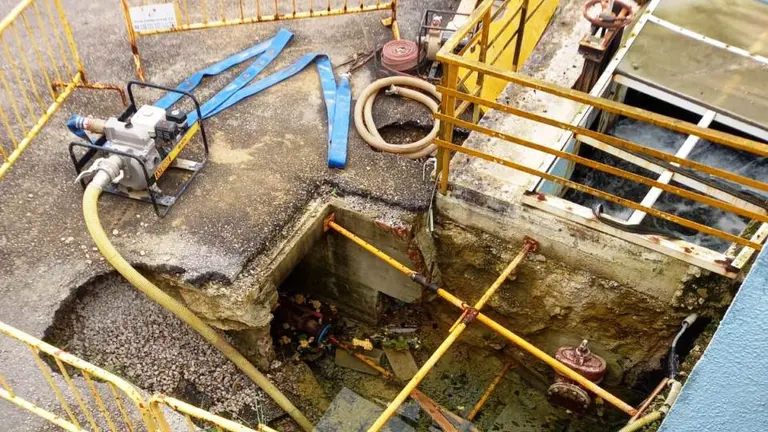 Fuga en la ETAP de Los Corrales de Buelna.