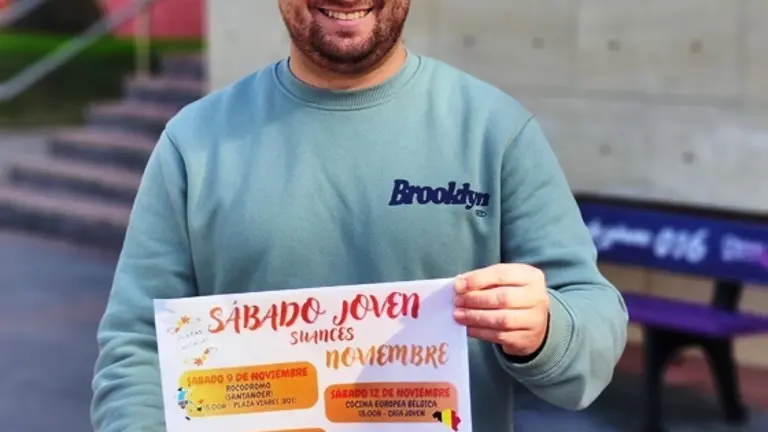 El concejal de Juventud de Suances, Fran Gasc&oacute;n.