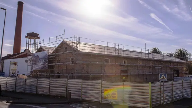 Obras en La Lechera.