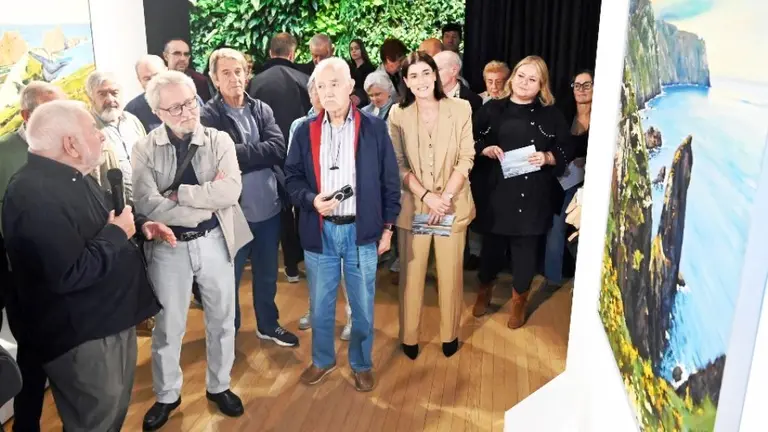Inauguraci&oacute;n de la muestra de Ignacio Goitia.