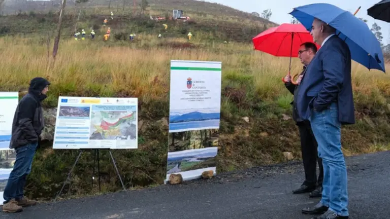 Presentación de las obras de regeneración ambiental.