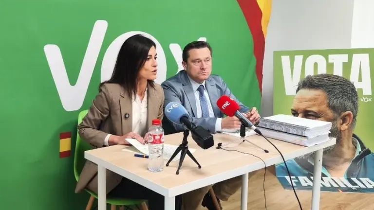 Rueda de prensa de Vox Santander.