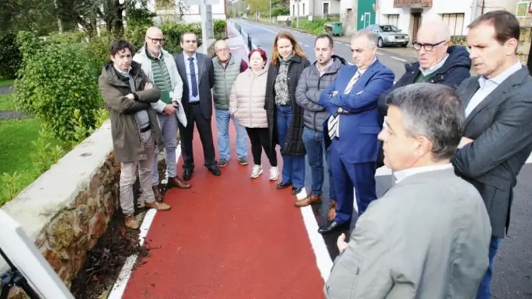 Las autoridades políticas en Riotuerto.