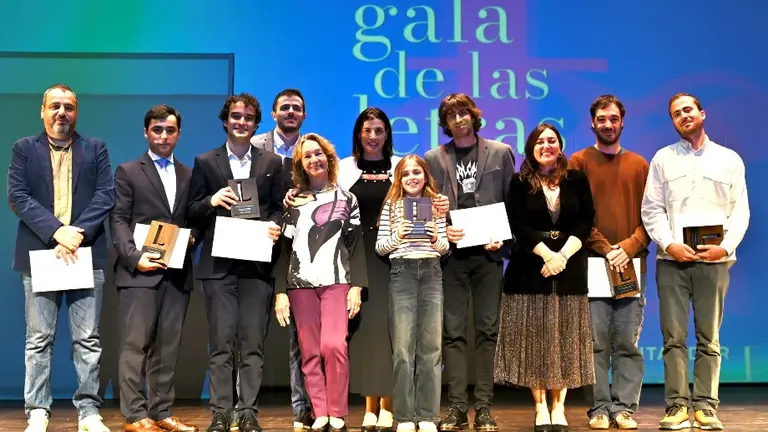 Premiados en la Gala de las Letras.