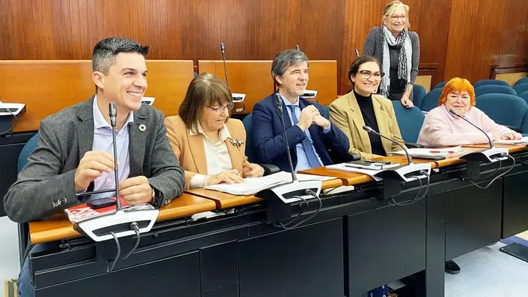 Grupo municipal del PSOE en Santander.