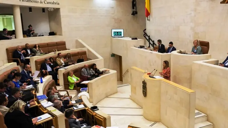 Diputados regionales en el Parlamento de Cantabria.
