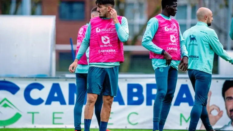 El Racing en un entrenamiento.