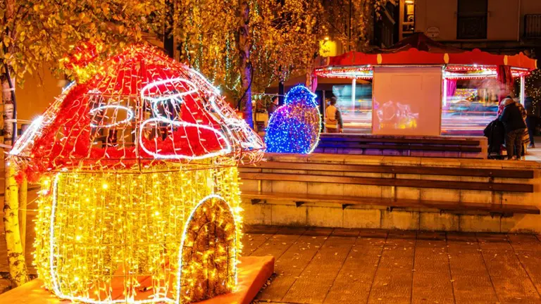 Figuras de Navidad dise&ntilde;adas por los ni&ntilde;os.