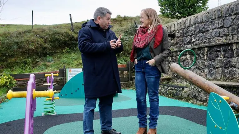 Parque Perojo Bustablado, en Cabezón de la Sal.