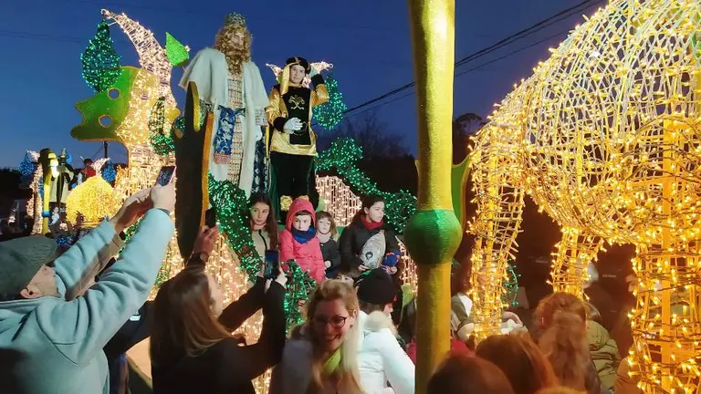 Cabalgata de los Reyes Magos en Meruelo.