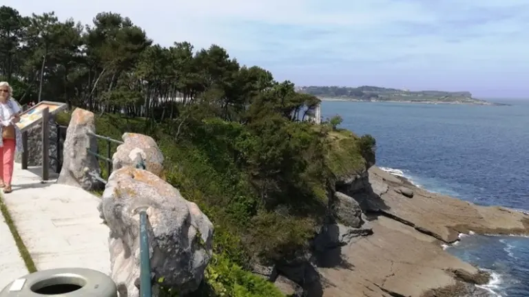 Zona del Palacio de la Magdalena. R.A.