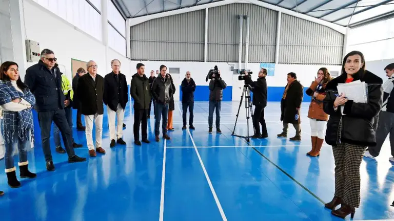 Inauguraci&oacute;n del pabell&oacute;n en Marqu&eacute;s de la Estela.