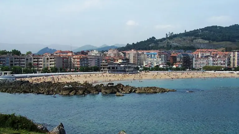 Zona de Brazomar, en Castro Urdiales.