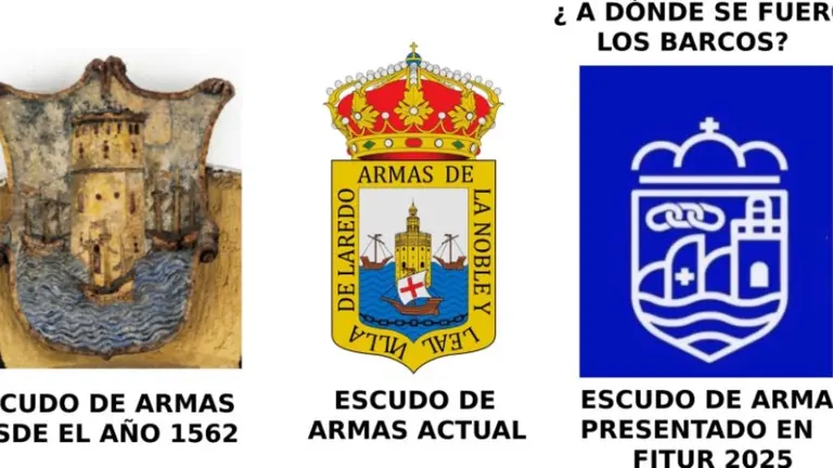 Escudos de armas de Laredo.